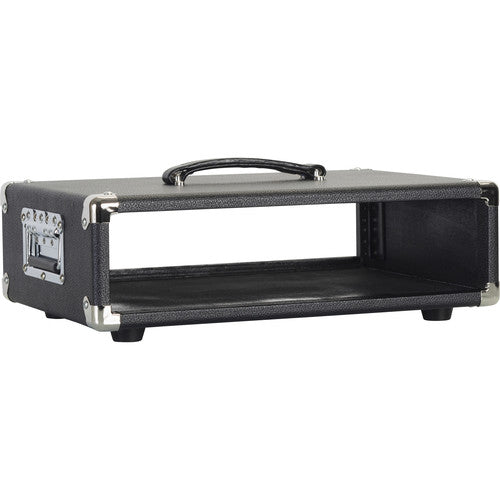 Gator GR-RETRORACK-2BK Vtg Amp Vibe Rack Case 2U Black