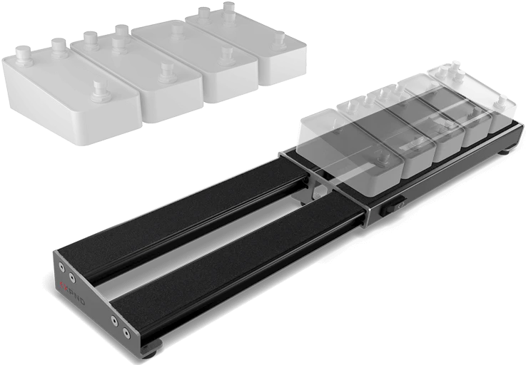 Daddario Expanding Single Row Pedalboard