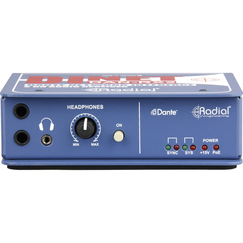 Radial DiNet DAN-RX2 Dante Network Receiver