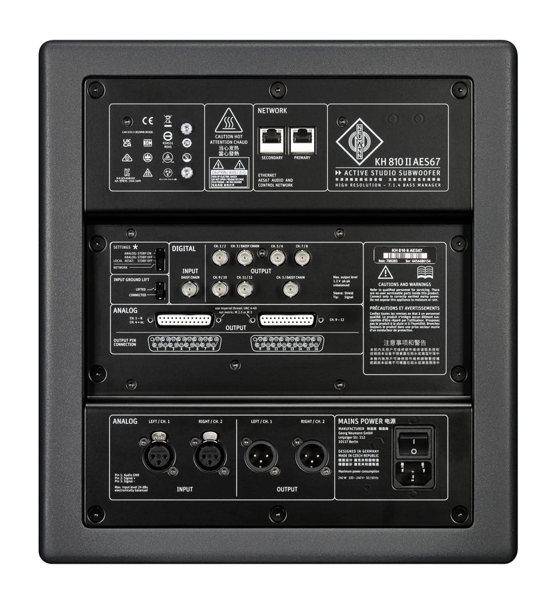 Neumann KH 810 II AES67 DSP-Controlled Subwoofer