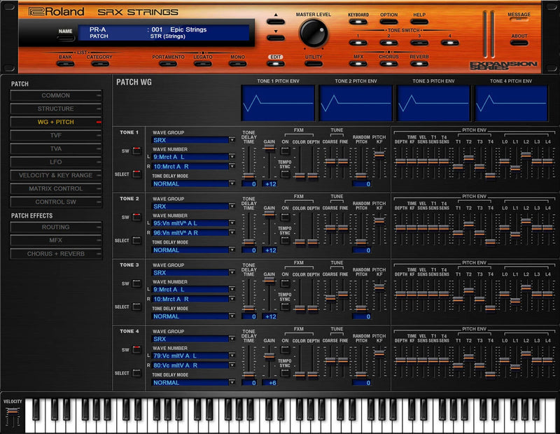 Roland SRX STRINGS Key