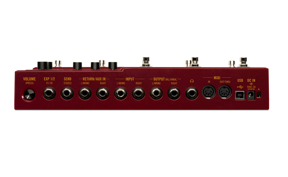 Line6 HX Stomp XL Amp & Effects Processor - Burgundy