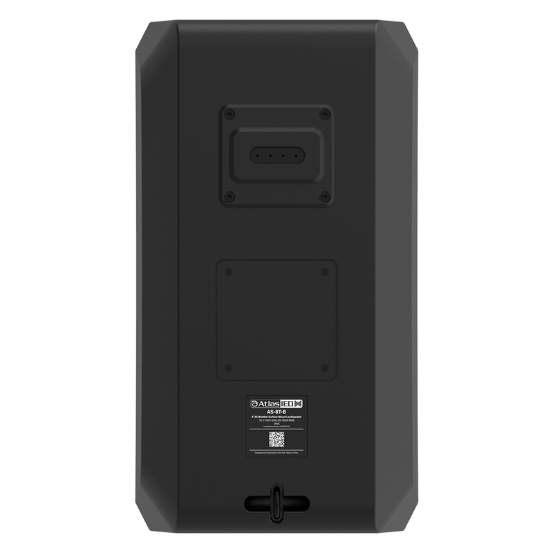 AtlasIED AS-8T-B 8In As Series Surface Mount Passive Black