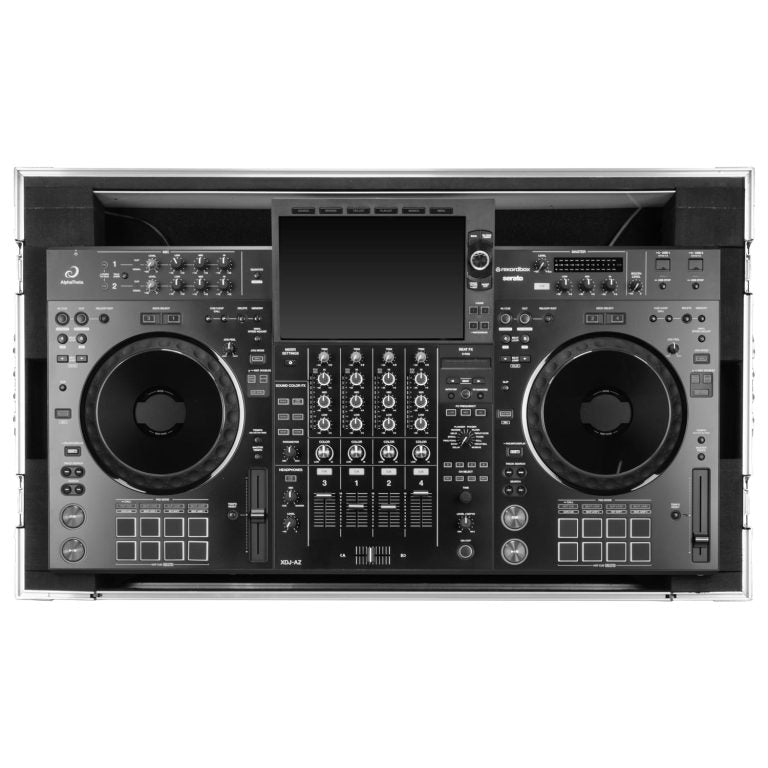 Odyssey AlphaTheta XDJ-AZ 1U LED Flight Clear Lid Case