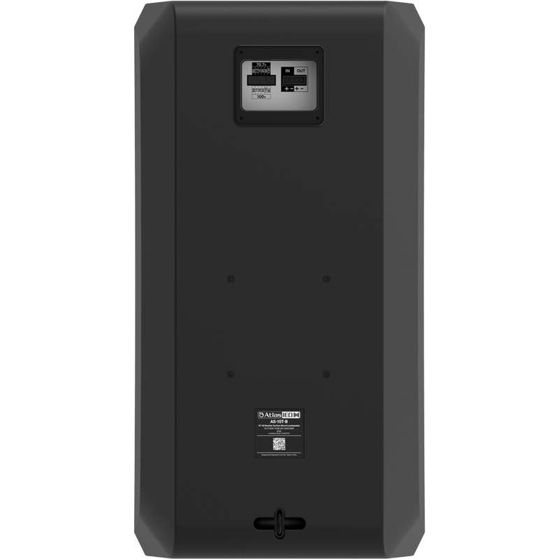 AtlasIED AS-10T-B 10In As Series Surface Mount Passive Black