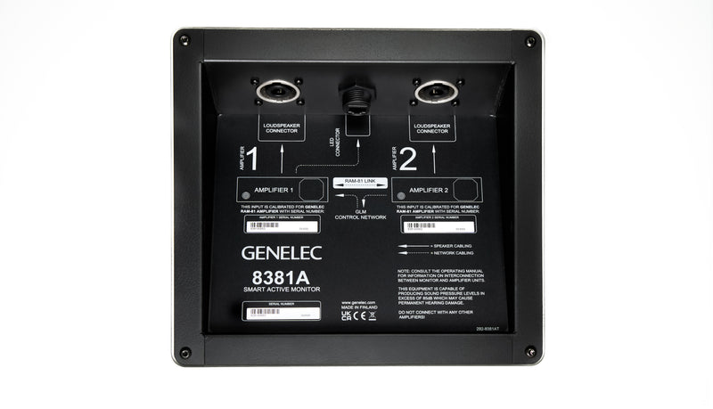 Genelec 8381ABM Adaptive Point Source Main Monitor Black