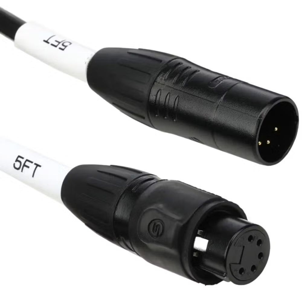Chauvet DJ IP Rated 5-Pin DMX Cable 5ft
