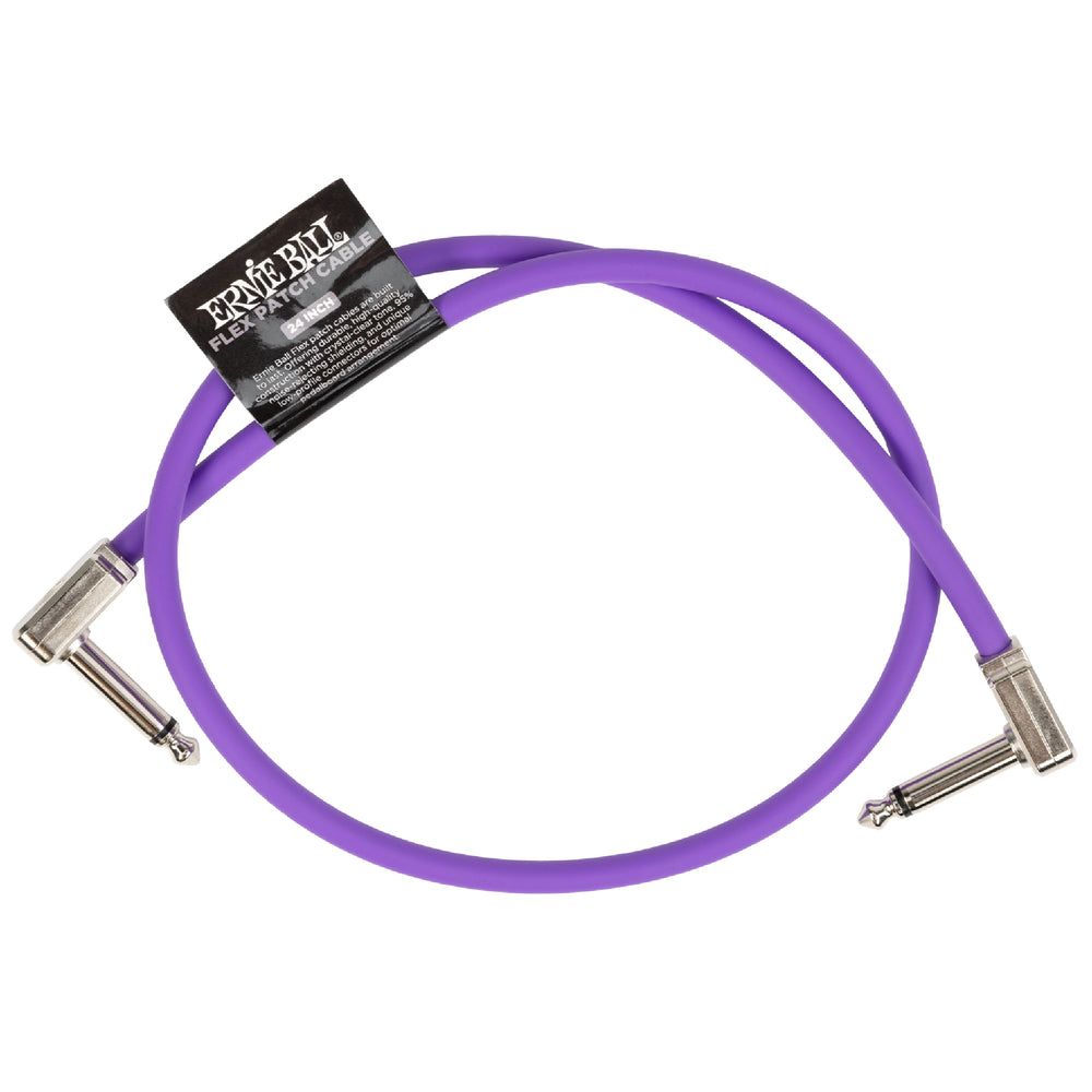 Ernie Ball 6450EB Flex Patch Cable 24in - Purple