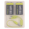 Pile 9 V rechargeable USB-C Ernie Ball par Paleblue, lot de 2