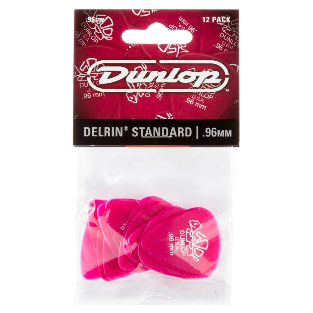 Dunlop Delrin 500 Guitar Pick - 0.96mm (12/pack)