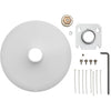 Kit de montage sur poteau Shure A901W-R-PM-3/8IN (3/8 po) MXA901-blanc