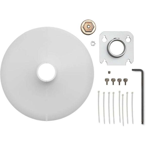 Kit de montage sur poteau Shure A901W-R-PM-3/8IN (3/8 po) MXA901-blanc