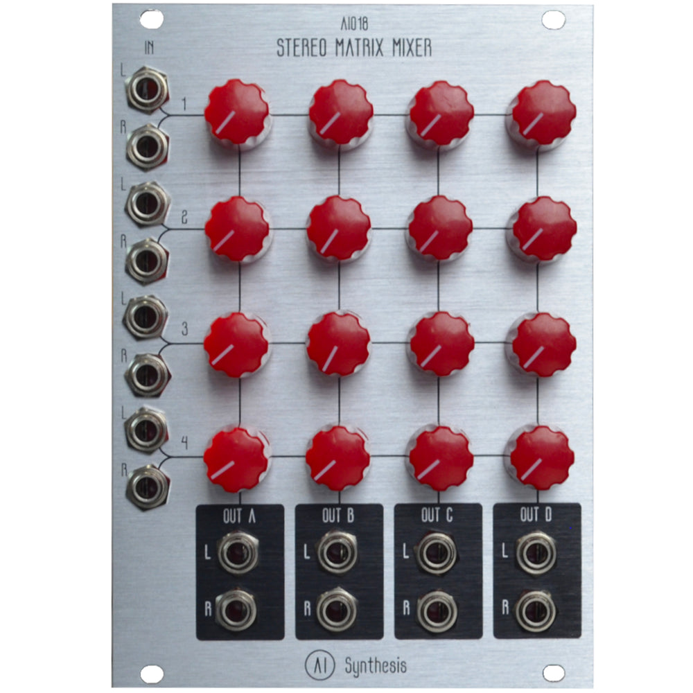 AI SYNTHESIS AI018 STEREO MATRIX MIXER PCB PANEL SILVER