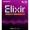Elixir Acous 80/20 Brze NANOWEB Baritone 016-070