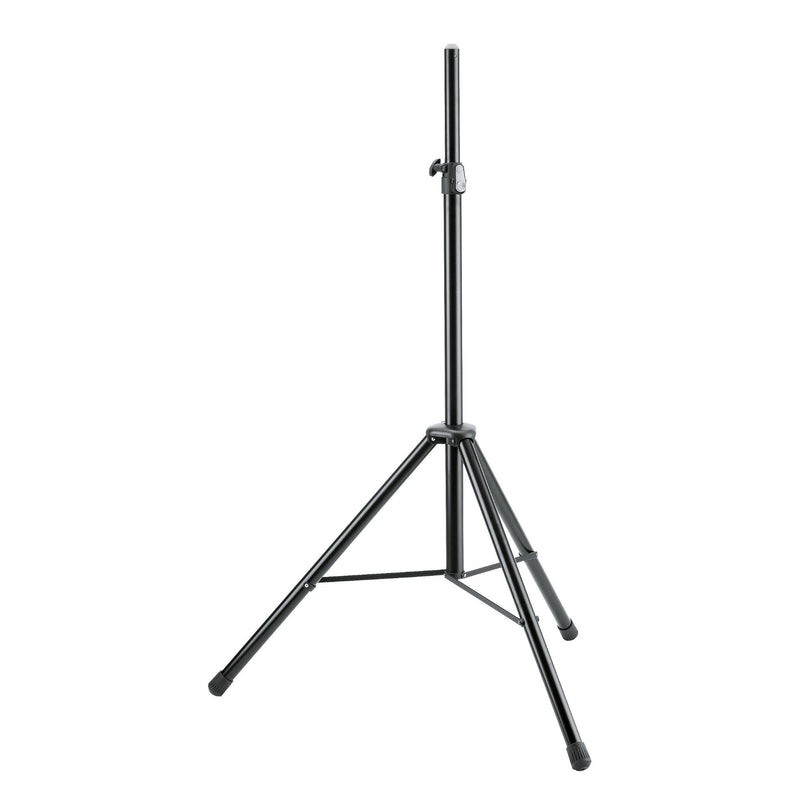 K&M 21436-Black Aluminum Speaker Tripod - Black