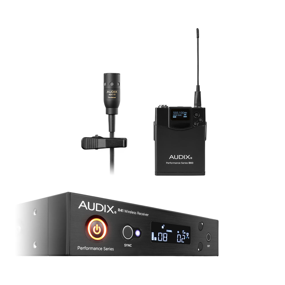 Système de micro sans fil Audix AP41L10B Fréquence B Corps Lavalier