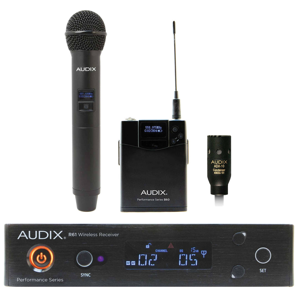 Audix AP61OM2L10 Wireless Combo Mic System R61 Transmitter