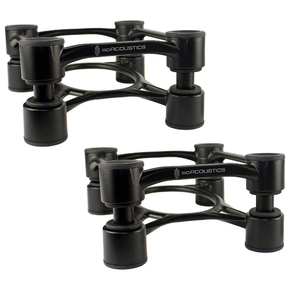 IsoAcoustics Aperta200 Isolation Speaker Stands Pair - Black