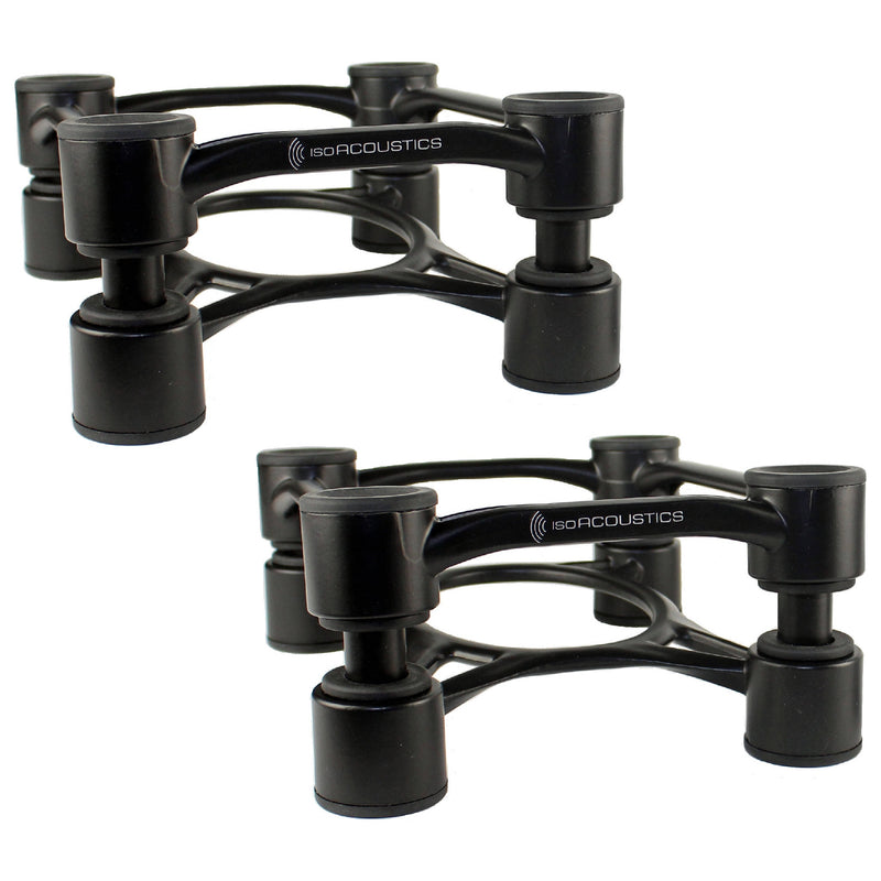 IsoAcoustics Aperta200 Isolation Speaker Stands Pair - Black