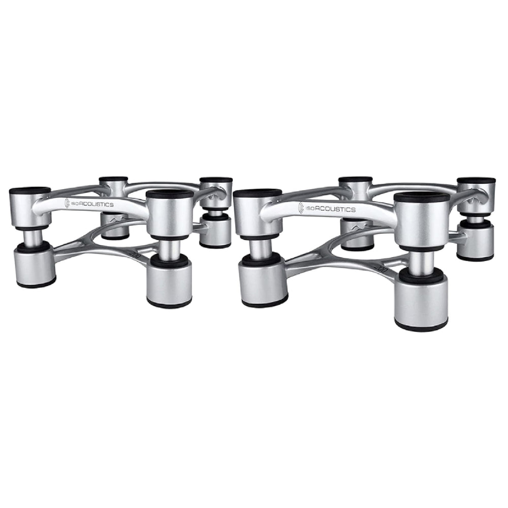 IsoAcoustics Aperta Isolation Speaker Stands Pair - Silver