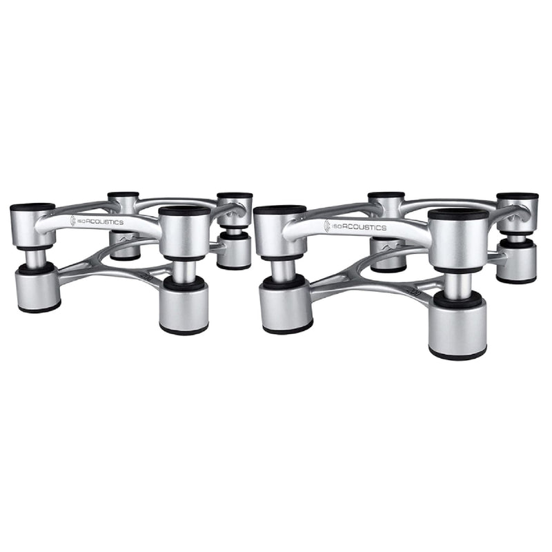 IsoAcoustics Aperta Isolation Speaker Stands Pair - Silver