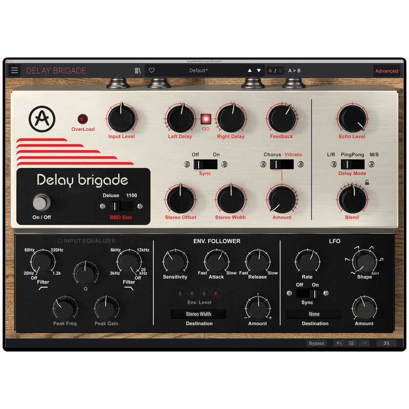 Arturia Delay Brigade | Filtered Analog BBD Echo