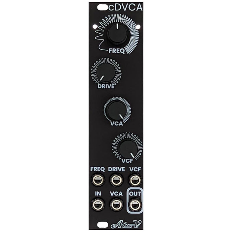 AtoVProject cDVCA VCA/Waveshaper/Filter/Distortion Black