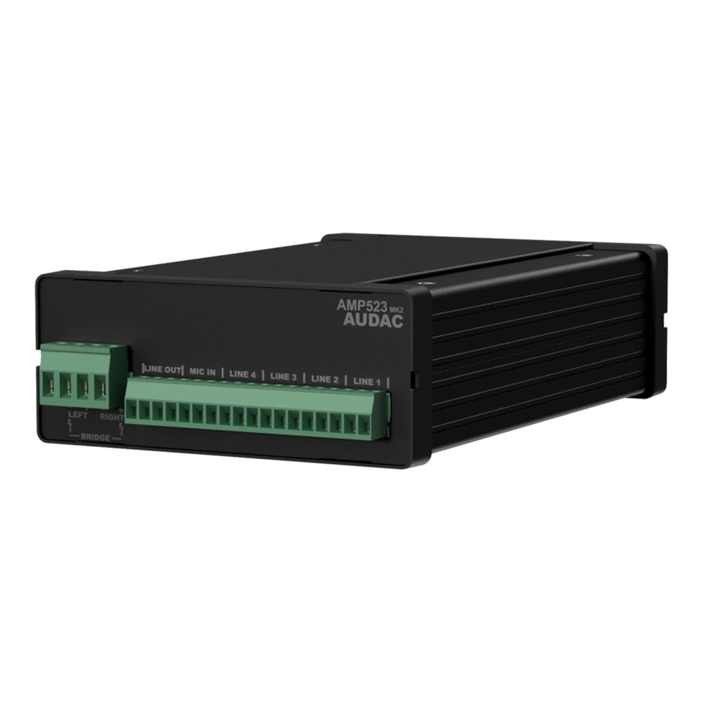 Audac AMP523MK2 Web Controlled Stereo Amplifier 2X15W