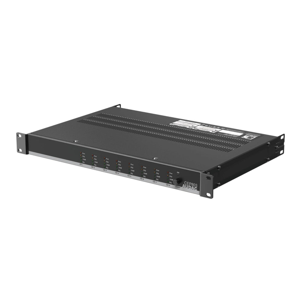 Audac CEP803 8 Channels Amplifier 8X30W 70/100V