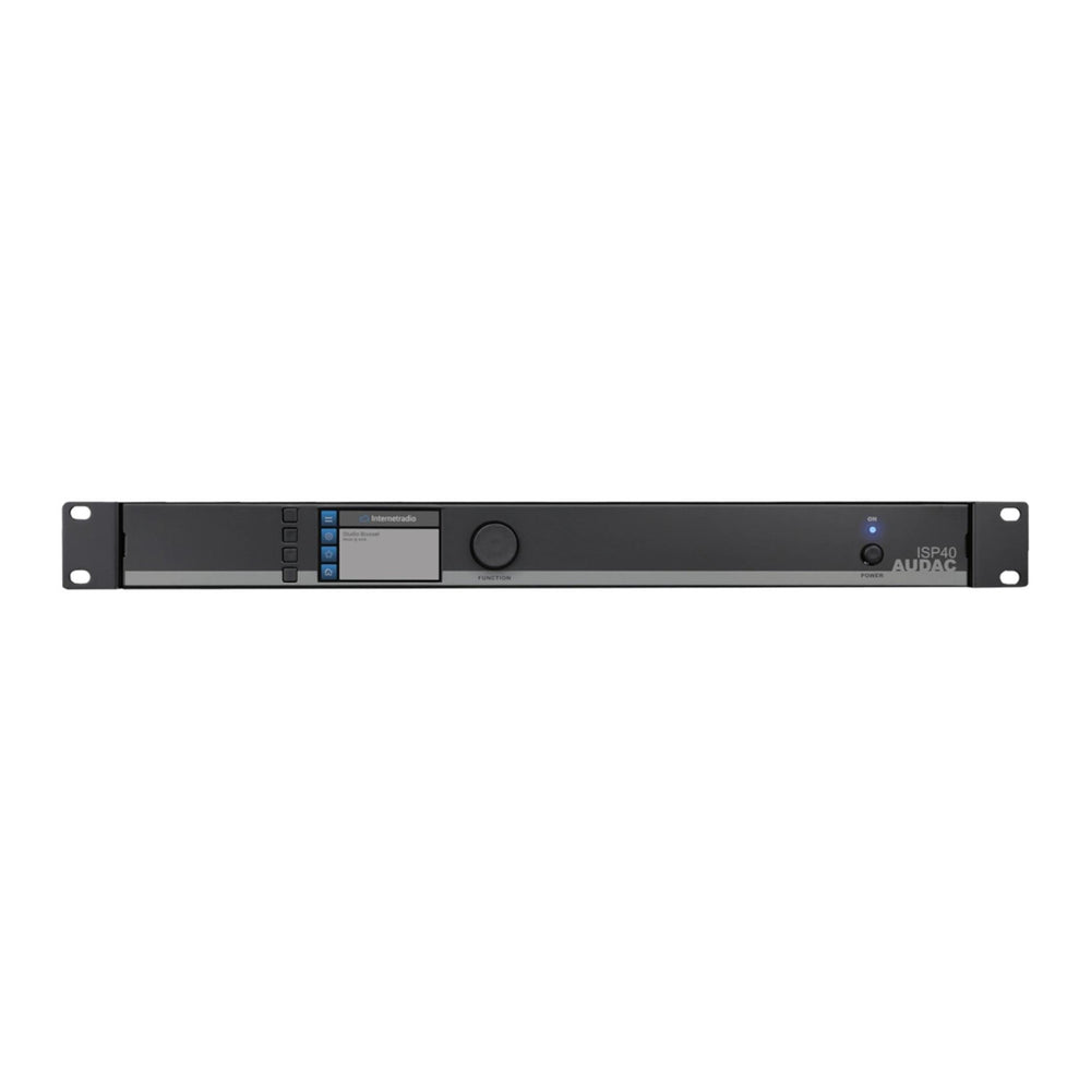 Audac ISP40 Internet Audio Player 1RU TCP/IP RS232