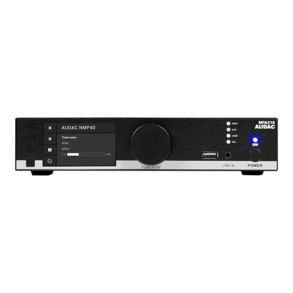 Audac MFA216 Mixer Amplifier 2X80W 160W 70/100V