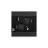 Audac NWP320 - Dante Enabled PoE Network Input Panel - Black