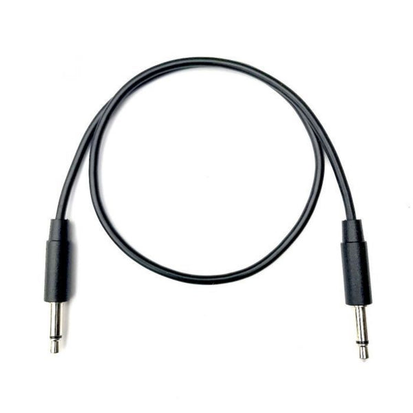 Câble patch droit Eurorack Tendrils 10 cm, noir, lot de 6