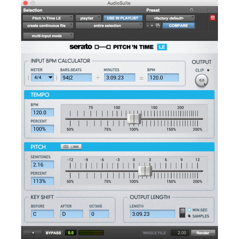 Serato Pitch 'n Time LE