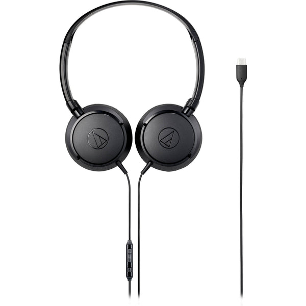 Casque USB supra-auriculaire Audio-Technica ATH-S120C-BK - Noir