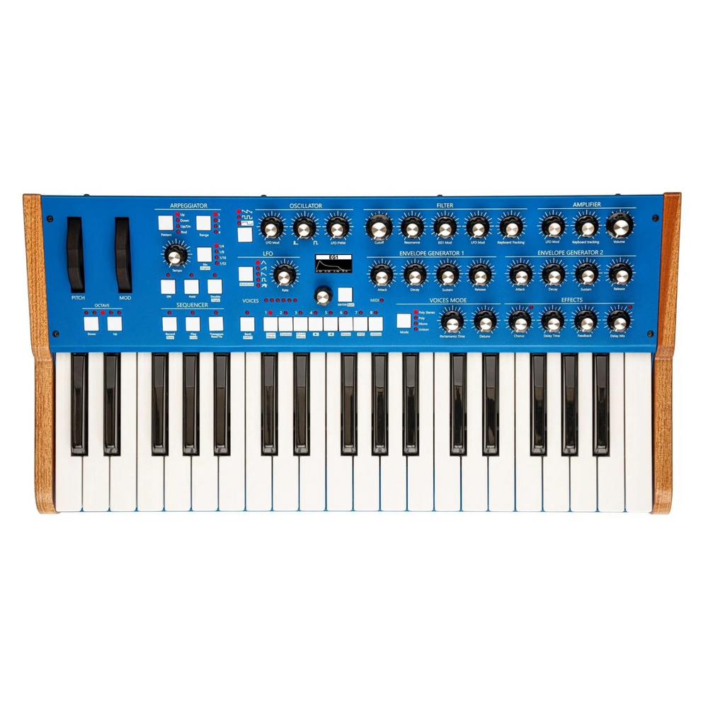GS Music Bree6 - Keyboard Version Polyphonic Synth - Blue
