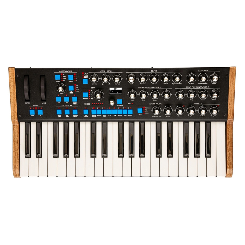 GS Music Bree6 - Keyboard Version Polyphonic Synth - Black