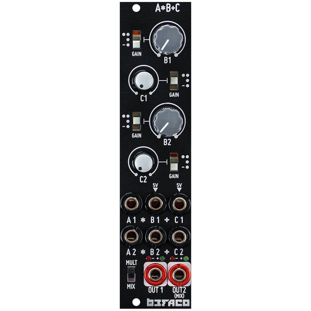 Module de traitement de tension Befaco A*B+C noir mat