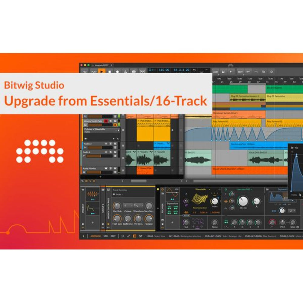 Bitwig Studio Producer (Upg frm Essentials/16 Trk)