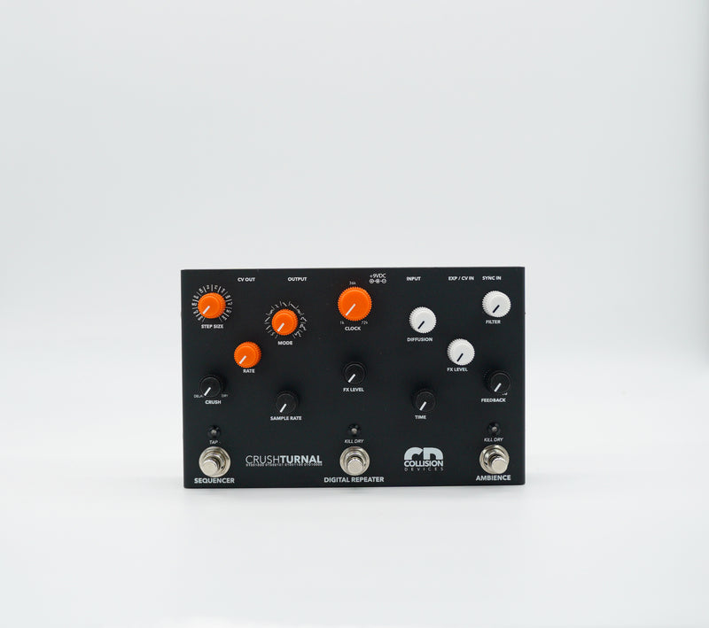 Collision Devices Crushturnal Digital Delay Pedal Black