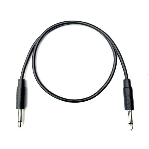 Câble patch droit Eurorack Tendrils 60 cm, noir, lot de 6