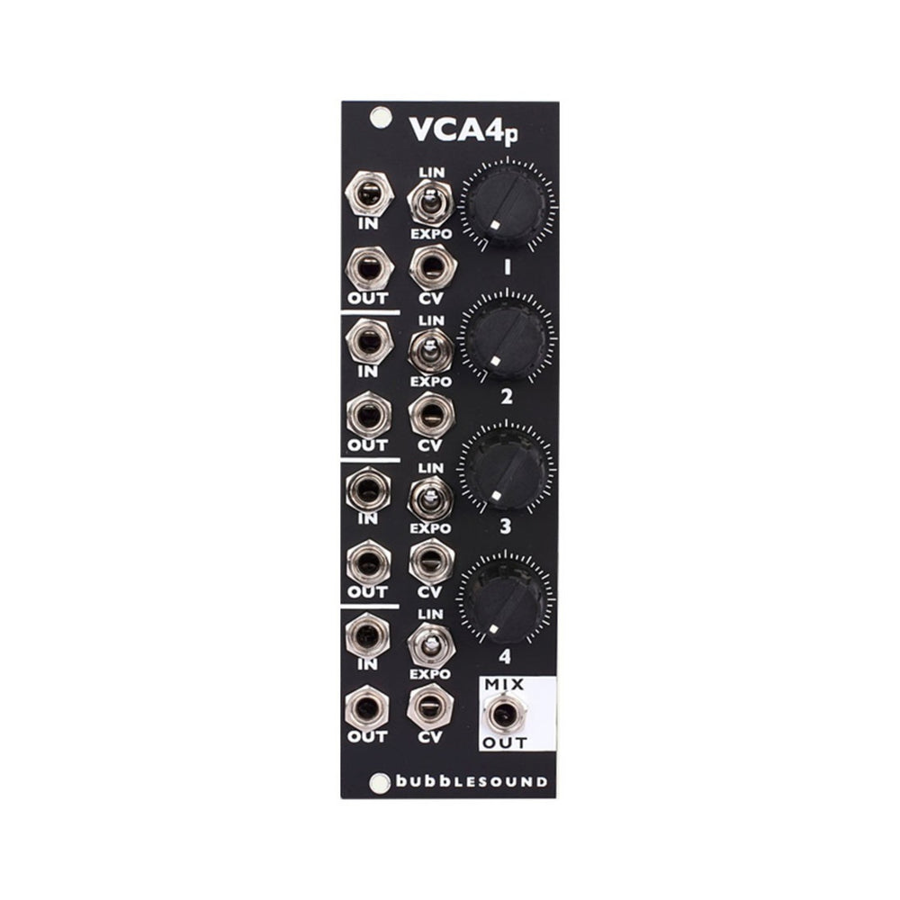 Bubblesound VCA4p - Quad VCA with Mix Output