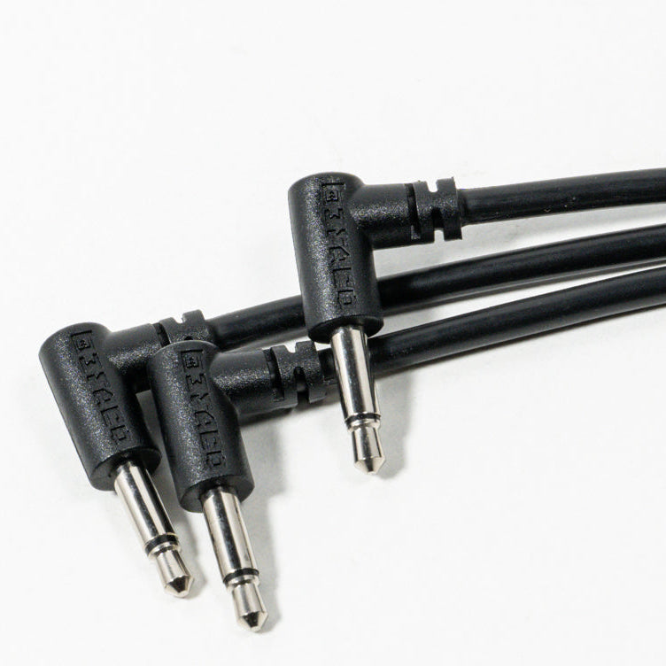 Befaco Patch Cable 30cm Right Angle Black 5 Pack