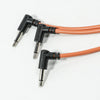 Befaco Patch Cable 50cm Right Angle Orange 5 Pack