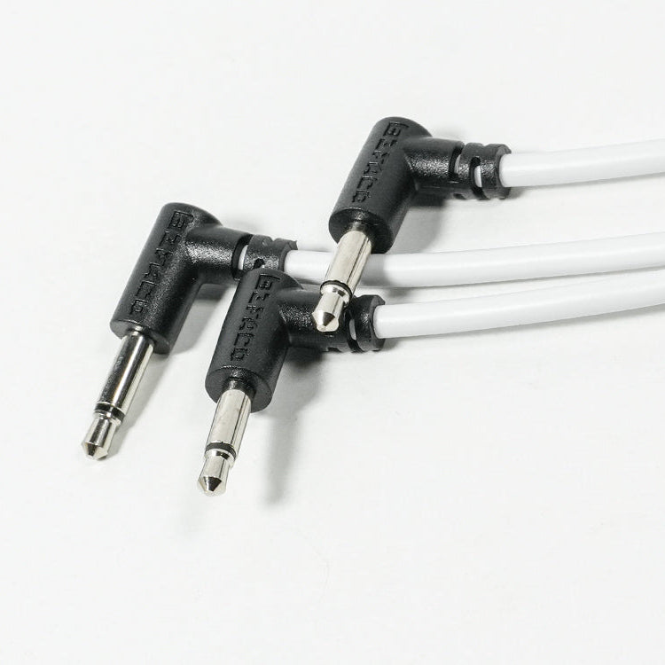 Befaco Patch Cable 100cm Right Angle White 4 Pack