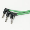 Befaco Patch Cable 200cm Right Angle Green 3 Pack