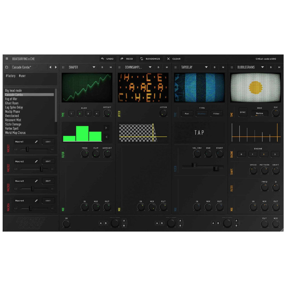Beatsurfing CHEat code Audio FX