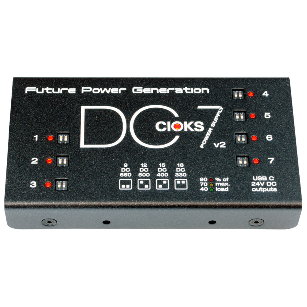 Cioks DC7 v2 - DC7 - 7 Isolated Outlets Pedal Power Supply