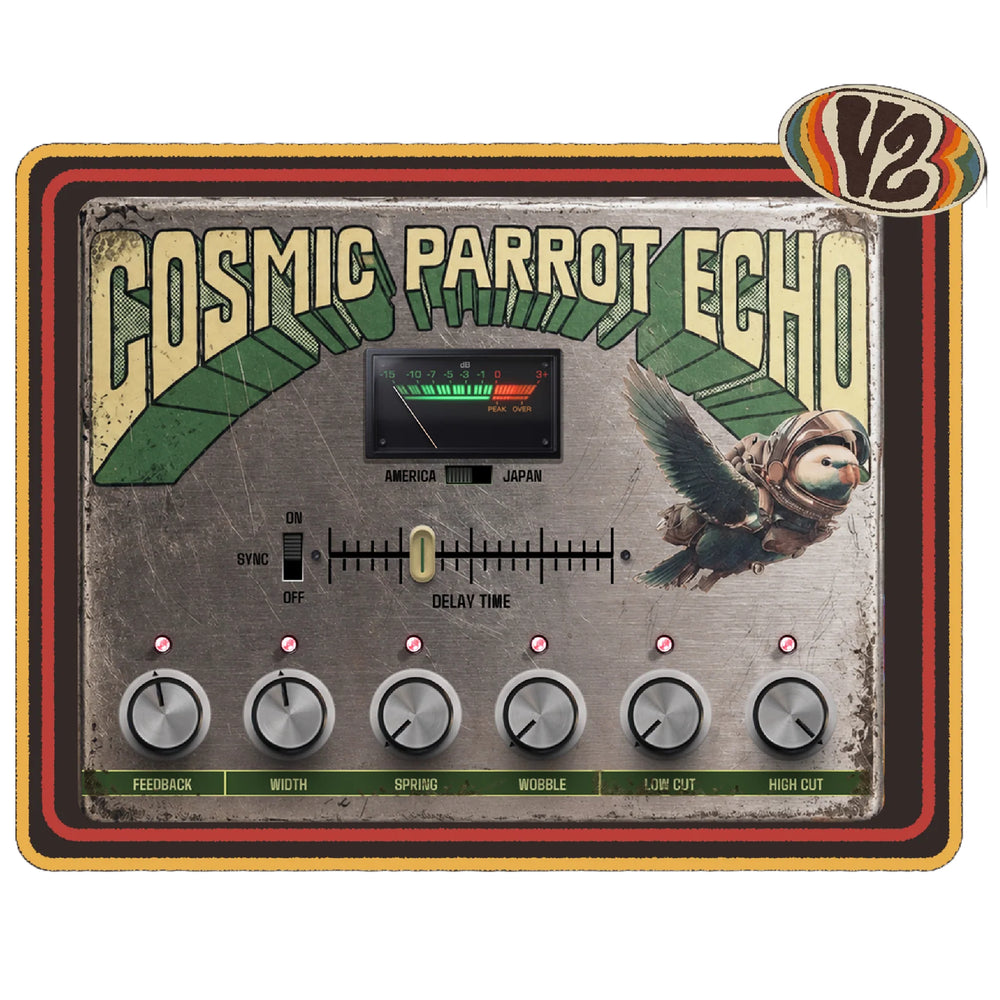 Safari Pedals Cosmic Parrot Echo Vintage Tape Delay Plugin