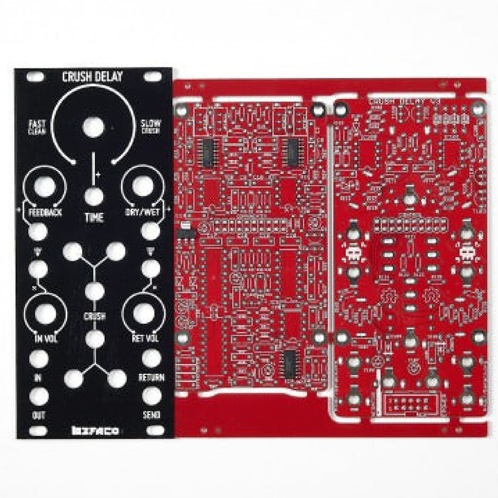 Befaco Crush Delay V3 PCB & Panel Set
